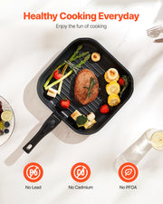 VEVOR 17-Piece Induction Nonstick Cookware Set