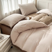4 Pieces 2 Side Color Bedding Set