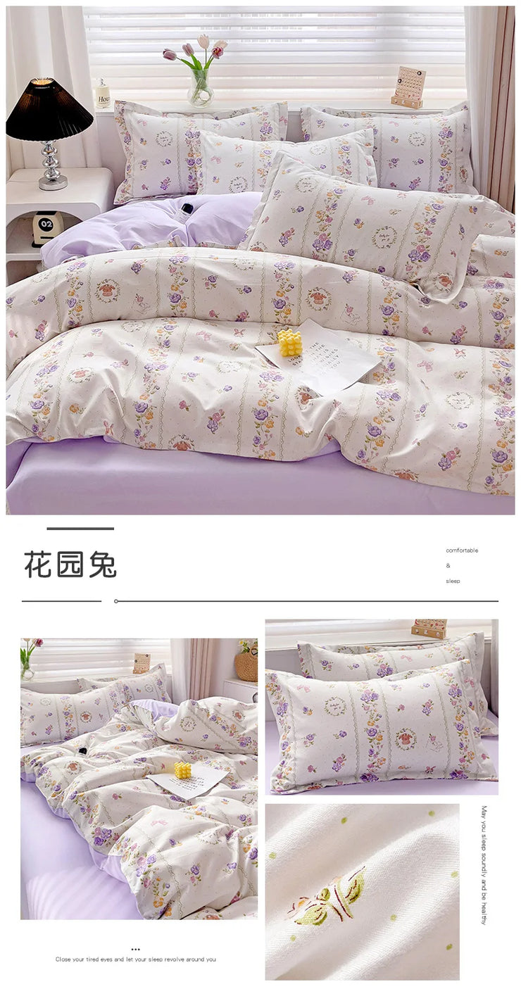 4 Pieces Bedding Set