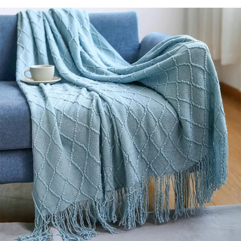 Luxe Knit Throw Blanket