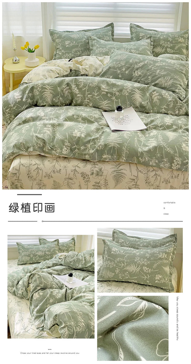 4 Pieces Bedding Set