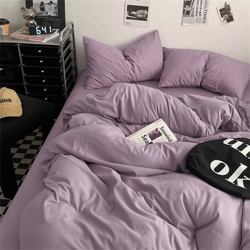 100% Washed Cotton Bedding Set