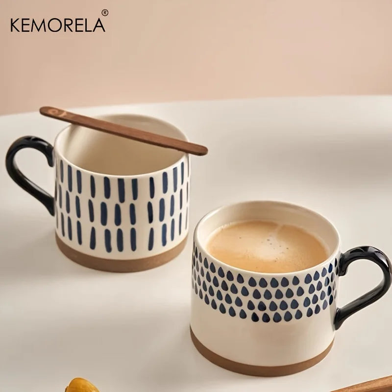 Nordic Ceramic Mug with Handle | 450ml
