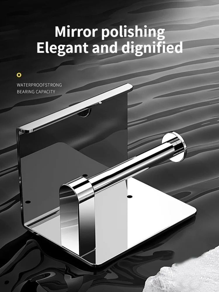 Stainless Steel Paper Towel and Toilet Paper Holder