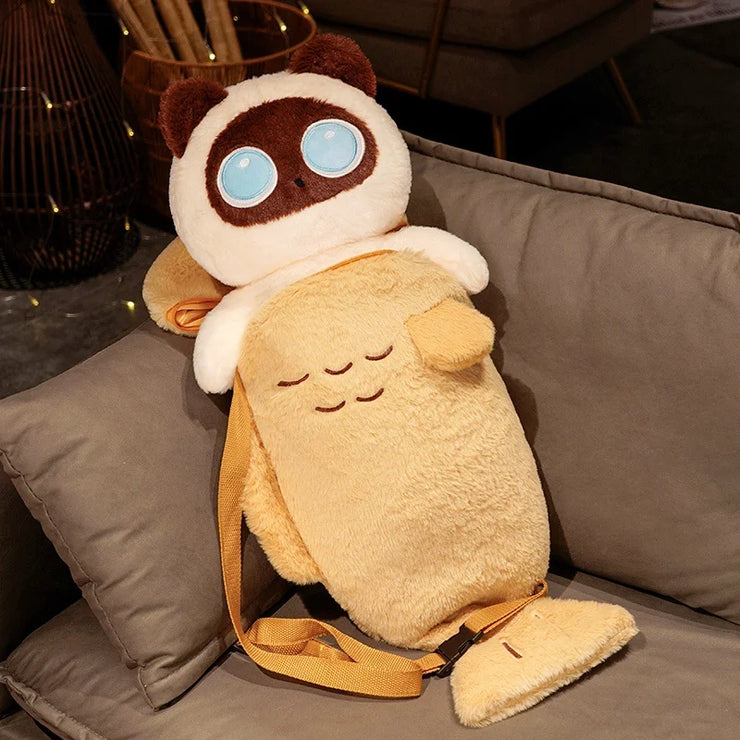 Adorable Hugging Cat Pillow