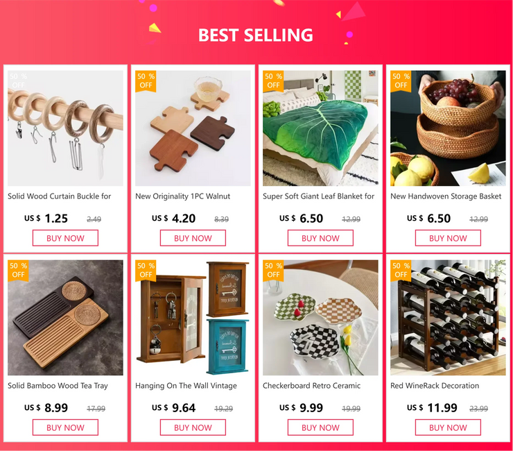 Handwoven Storage Basket - Rattan Tray