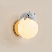 Charming Little Bear Moon Night Light