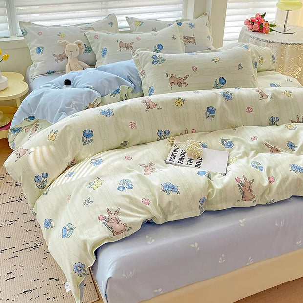 4 Pieces Bedding Set