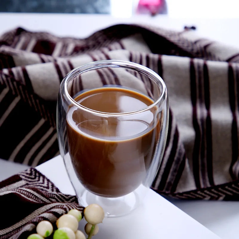 Double-Wall Borosilicate Glass Cups