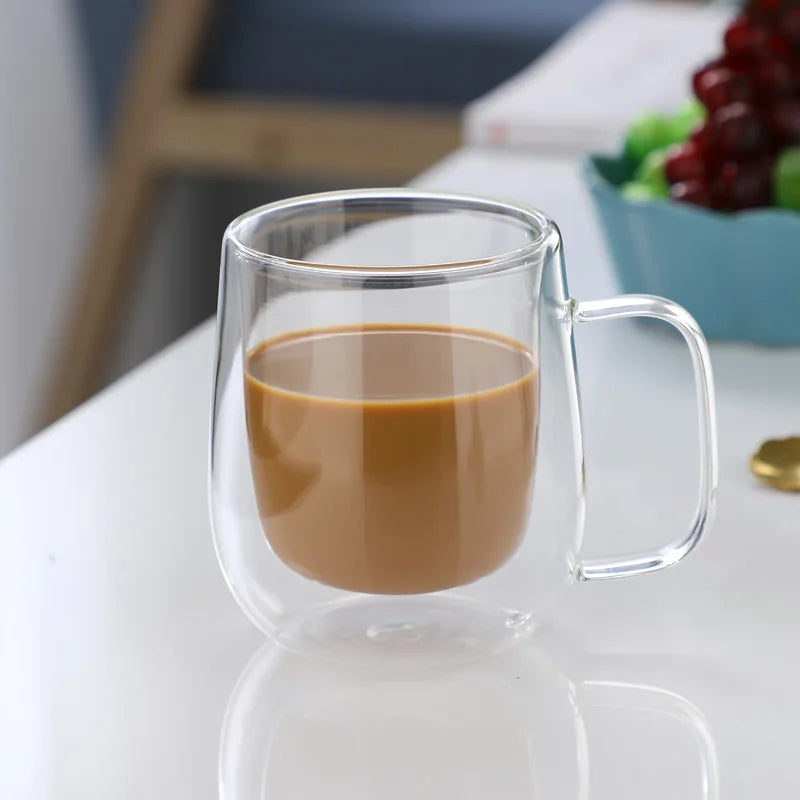 Double-Wall Glass Mug