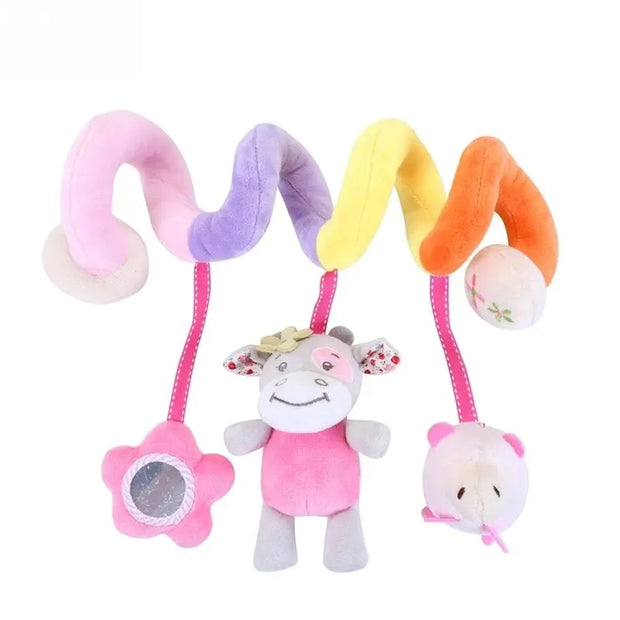 Musical rattle ornament for stroller or crib