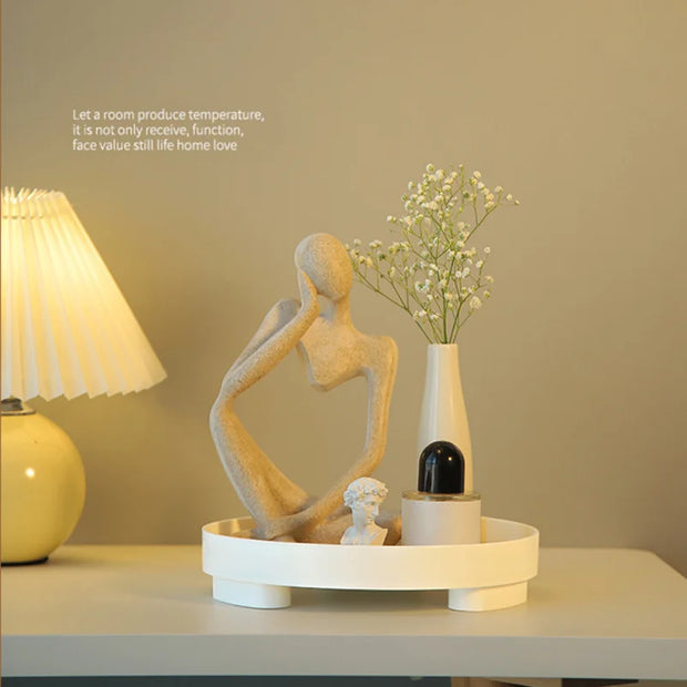Elegant Round Storage Tray