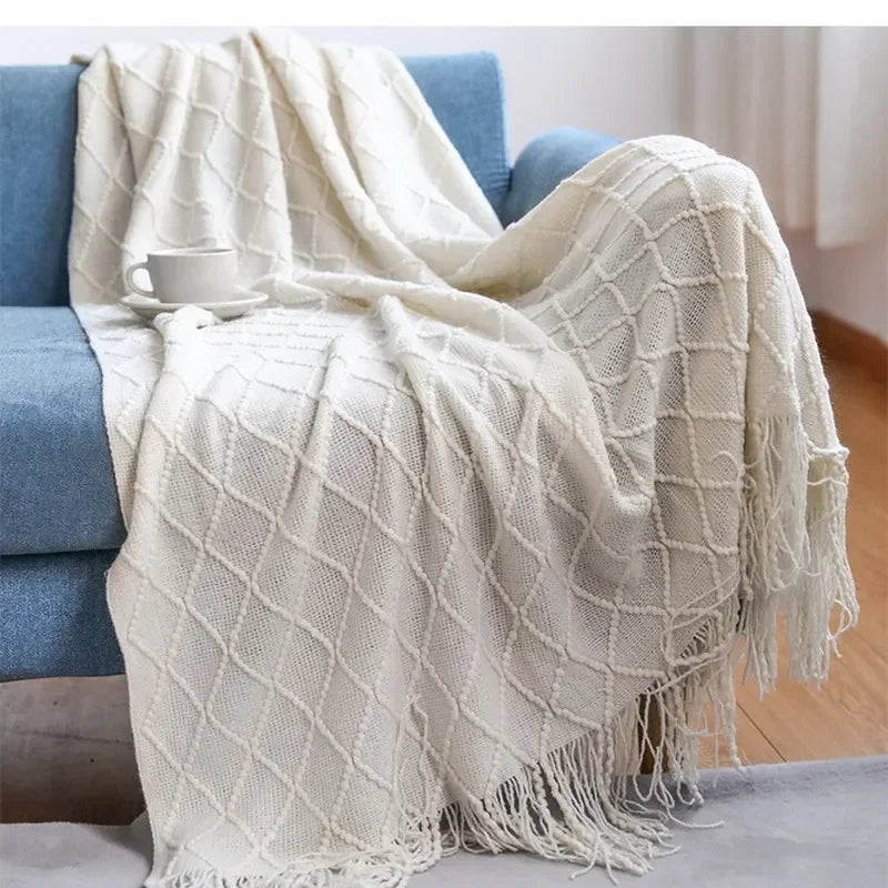 Luxe Knit Throw Blanket