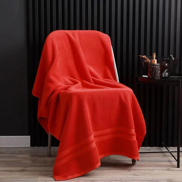 Inyahome Large and Super Absorbent Cotton Bath Towels