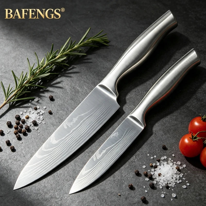 Stainless Steel Kitchen Knives & Sets
