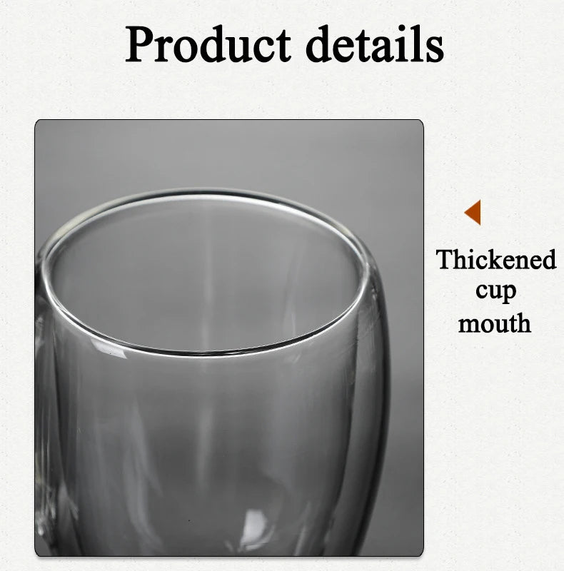 Double-Wall Borosilicate Glass Cups