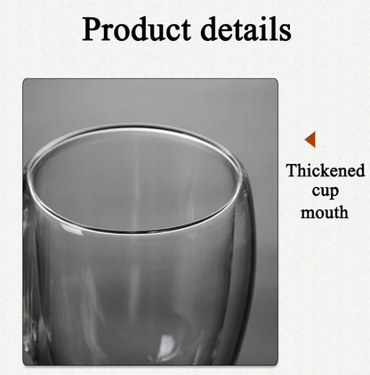 Double-Wall Borosilicate Glass Cups