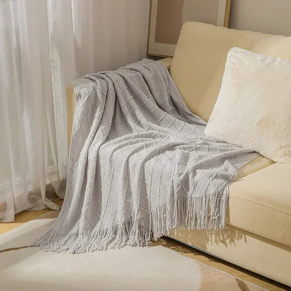 Luxe Knit Throw Blanket