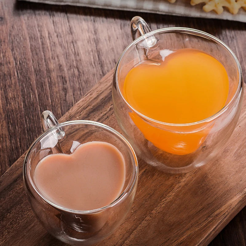 Double-Wall Borosilicate Glass Cups
