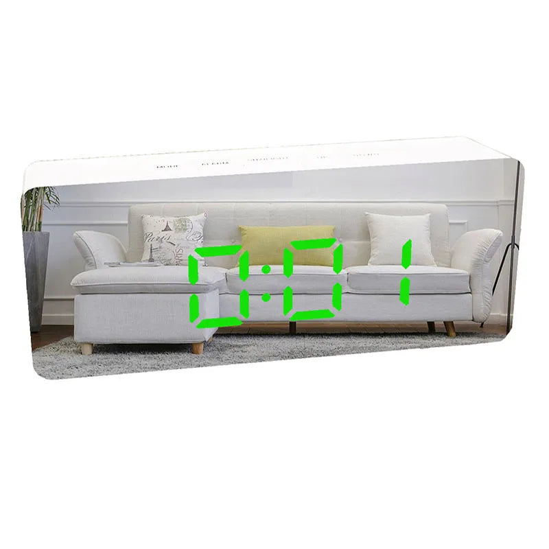 LED Desk Clock with Temperature Display