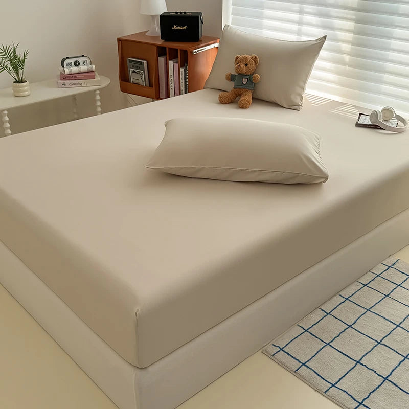 Washed Soft-Finish Fitted Sheet