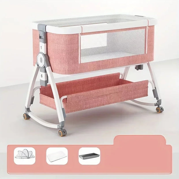 Folding Bed Children Multi Functional Baby Crib