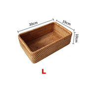 Multipurpose Rectangular Wicker Storage Basket