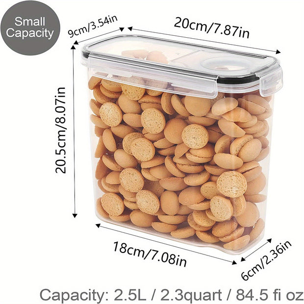 3-Piece Airtight Cereal Storage Containers Set