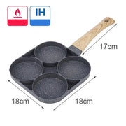 2/4-Hole Non-stick Frying Pan