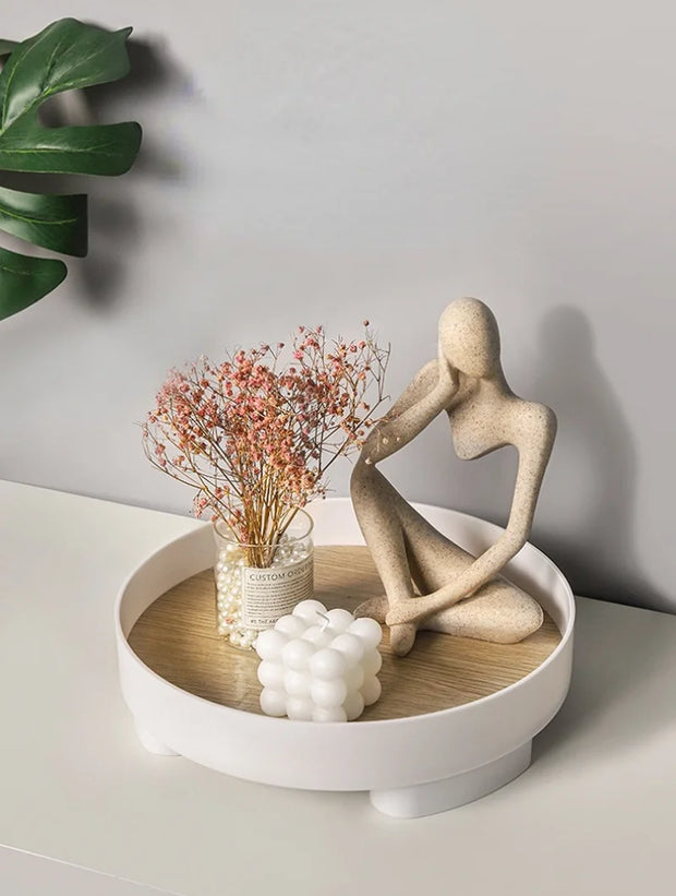 Elegant Round Storage Tray