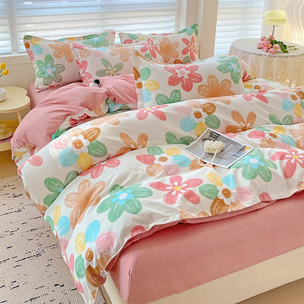 4 Pieces Bedding Set