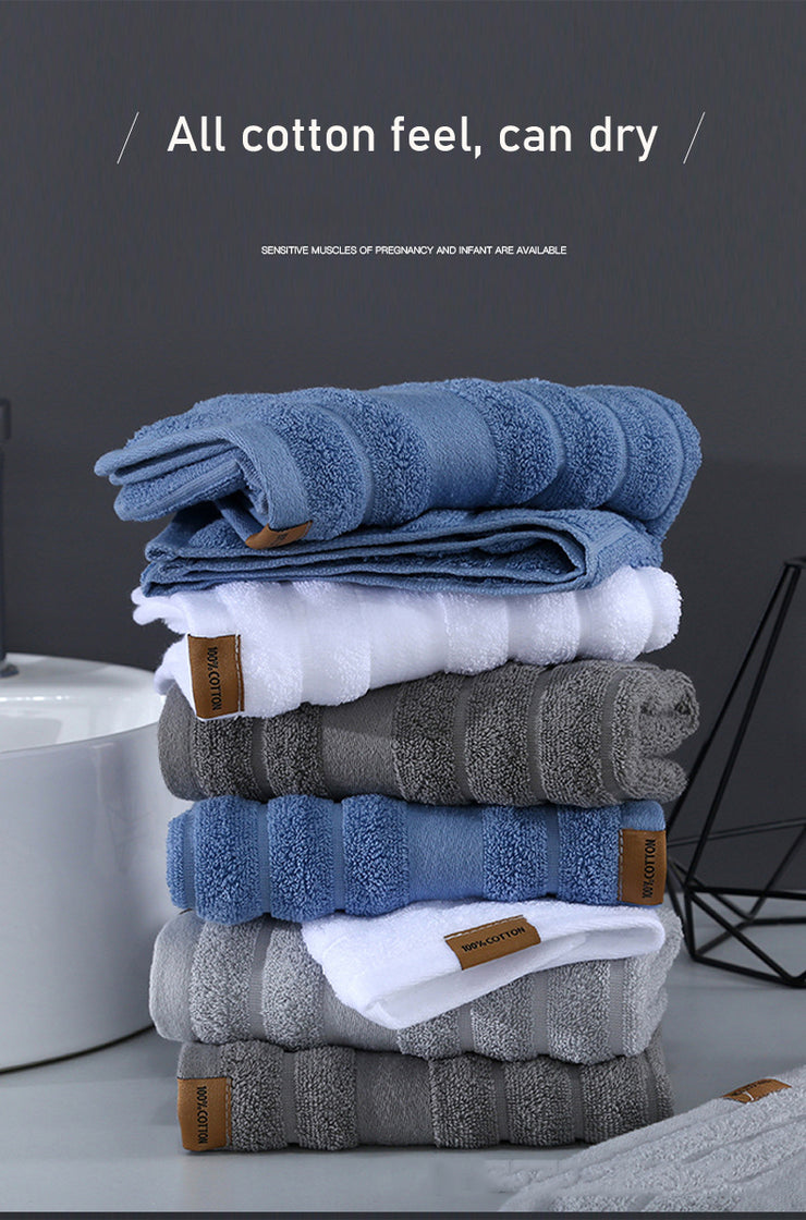 Pure Cotton Bath Towel Set