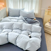 4 Pieces 2 Side Color Bedding Set