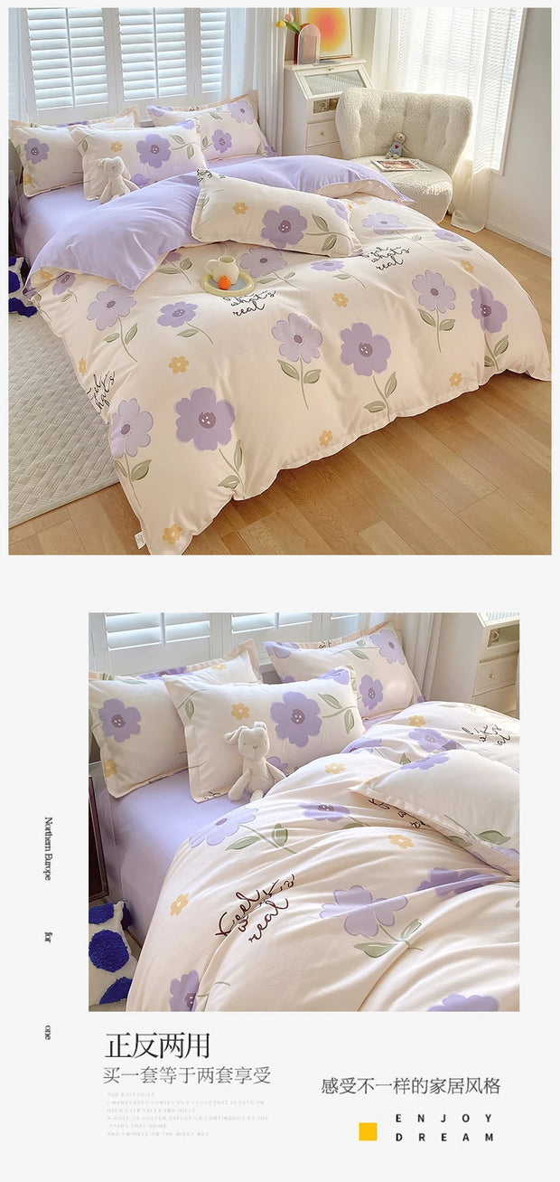 4 Pieces Bedding Set