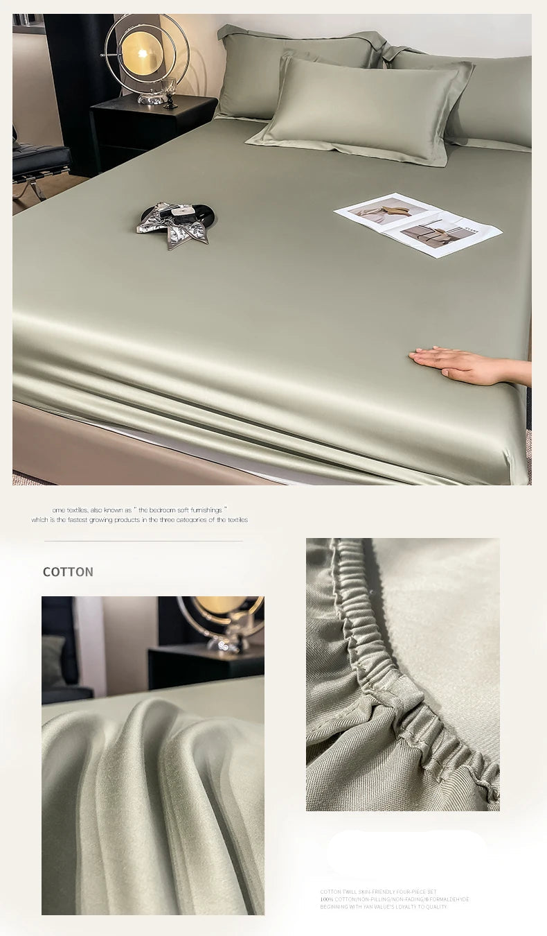 100% Pure Bamboo Bed Sheet Set – 4 or 6 Pieces