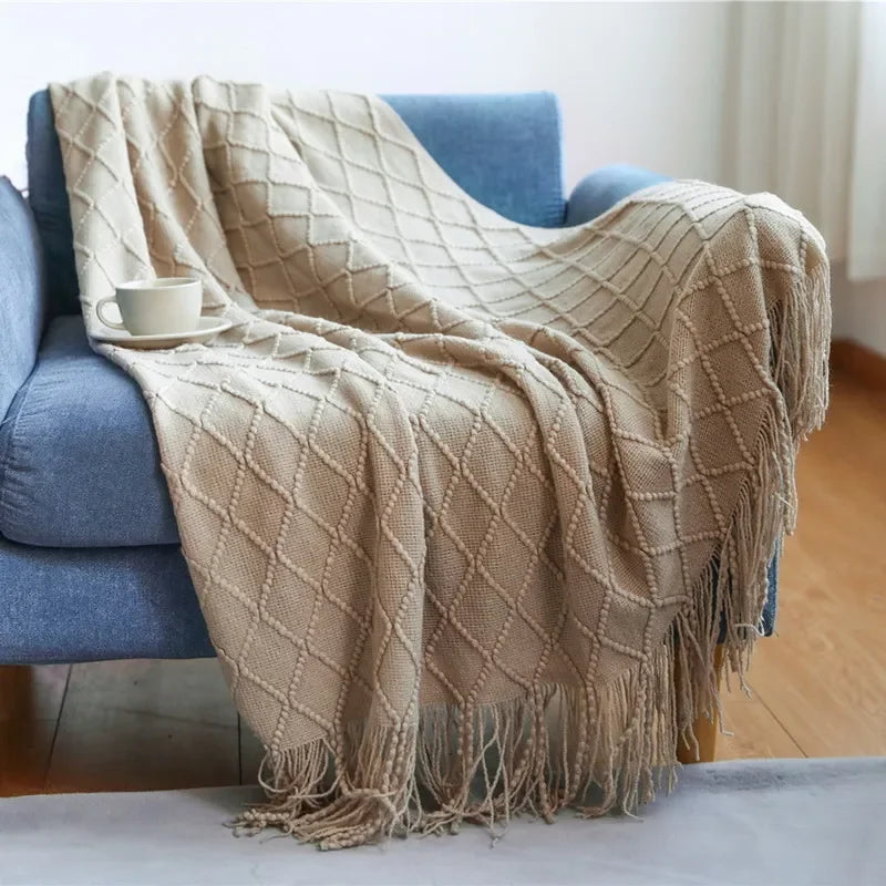 Luxe Knit Throw Blanket
