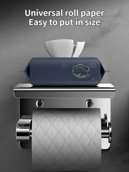 Stainless Steel Paper Towel and Toilet Paper Holder