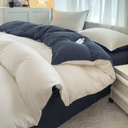 4 Pieces 2 Side Color Bedding Set