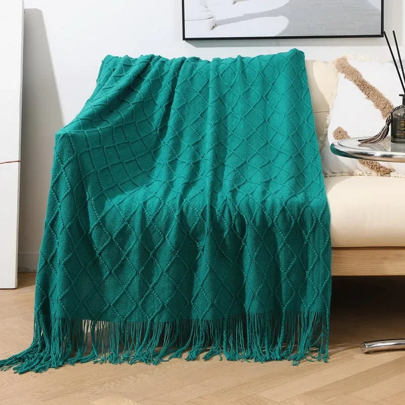Luxe Knit Throw Blanket