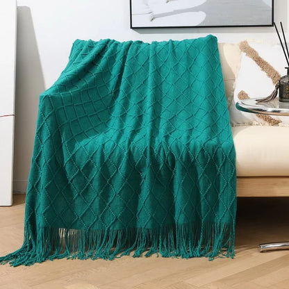 Luxe Knit Throw Blanket