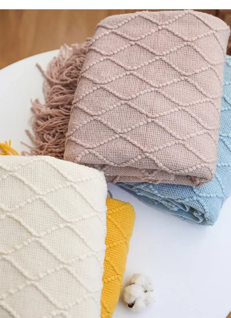 Luxe Knit Throw Blanket