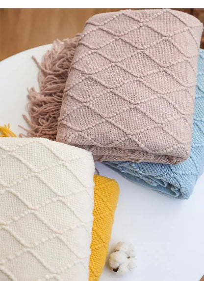 Luxe Knit Throw Blanket