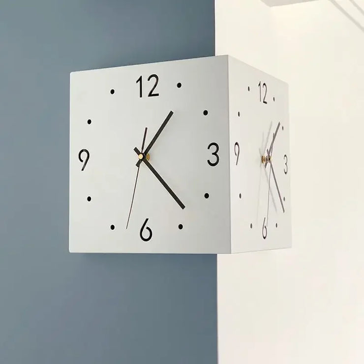 Creative Square Wall Clock with Light Sensor