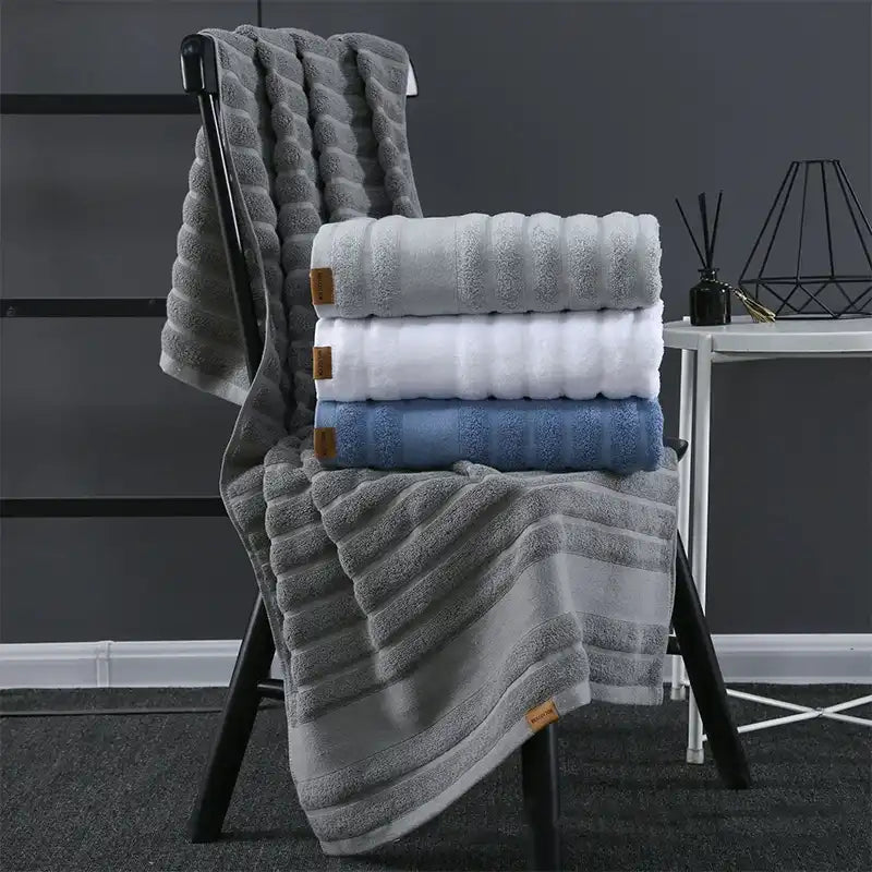 Pure Cotton Bath Towel Set