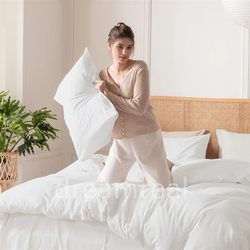 100% Washed Cotton Bedding Set