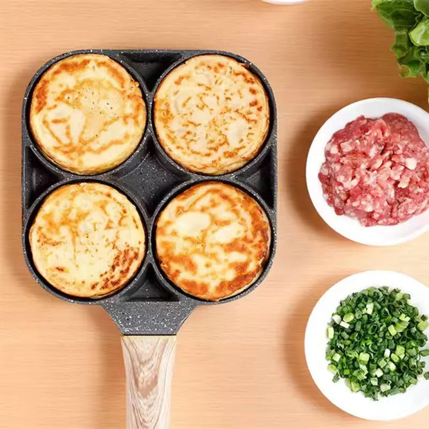 2/4-Hole Non-stick Frying Pan