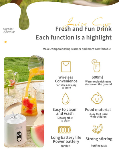 Portable Juice Blender - Rechargeable