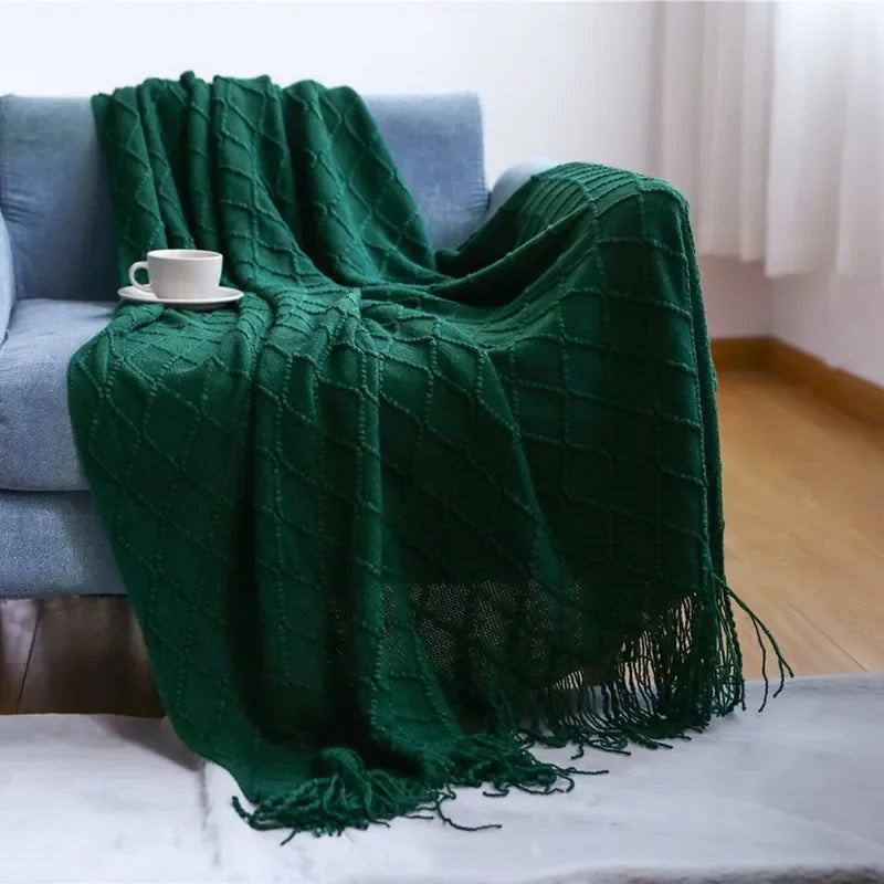 Luxe Knit Throw Blanket