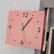 Creative Square Wall Clock with Light Sensor