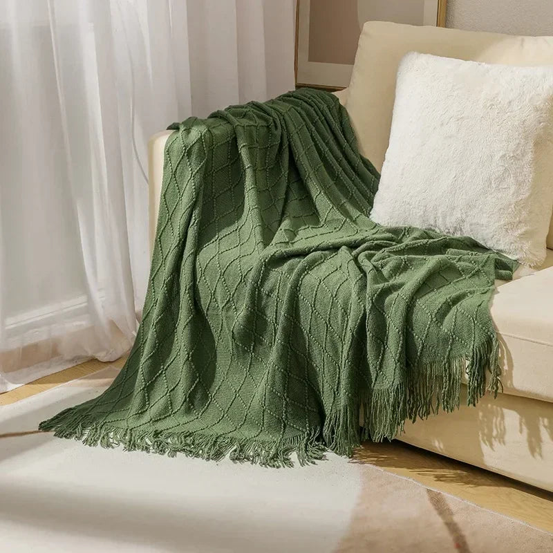 Luxe Knit Throw Blanket